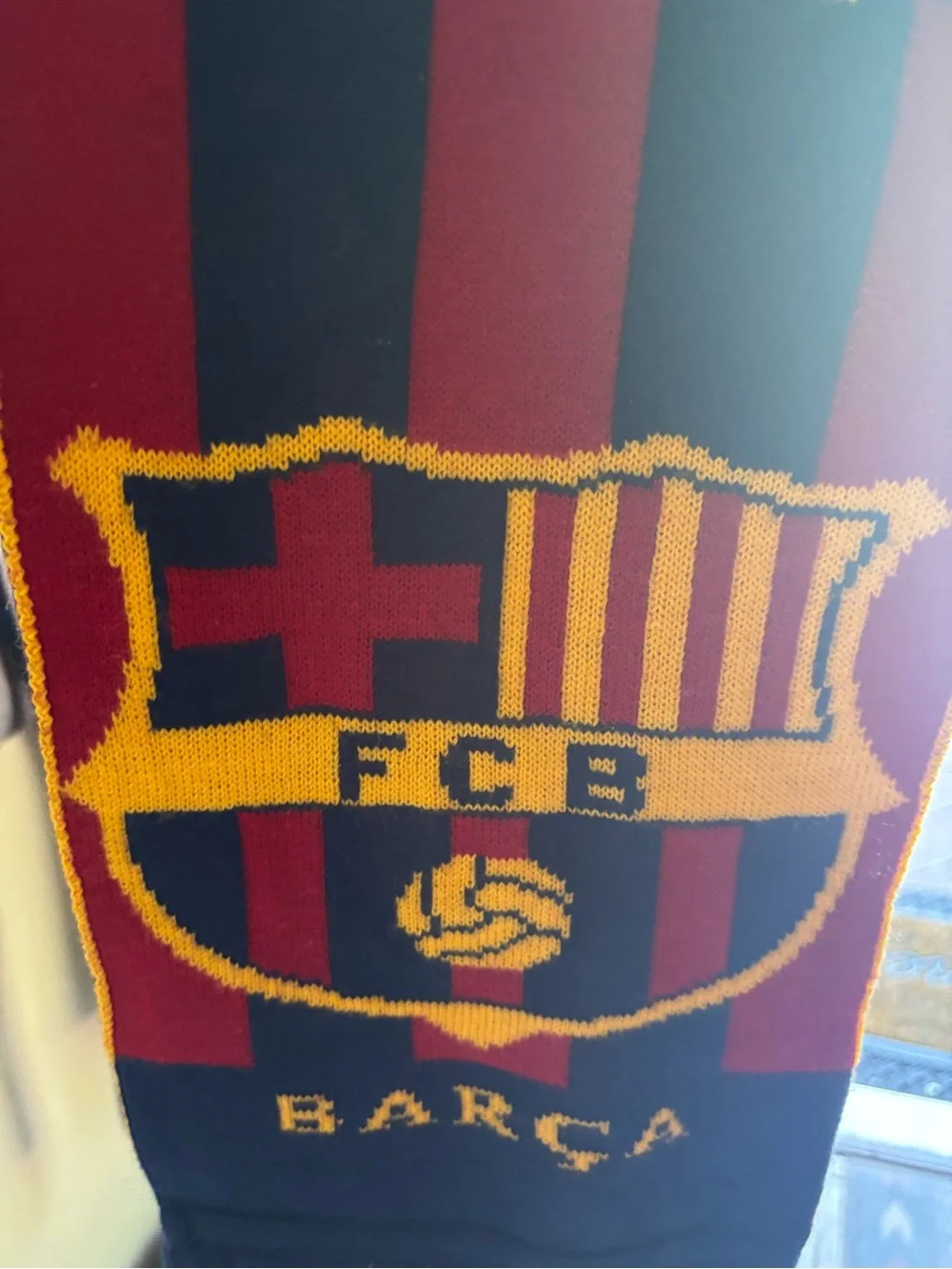 Leo Messi Barcelona Soccer Scarf Spain Football Barca El Mejor Del Mundo
